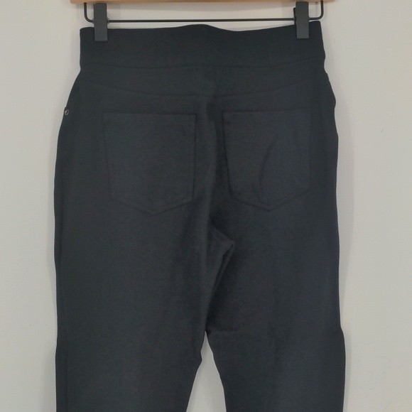 Spanx Black Women's Cropped Pull On Legging Pant Size Medium - Picture 10 of 16